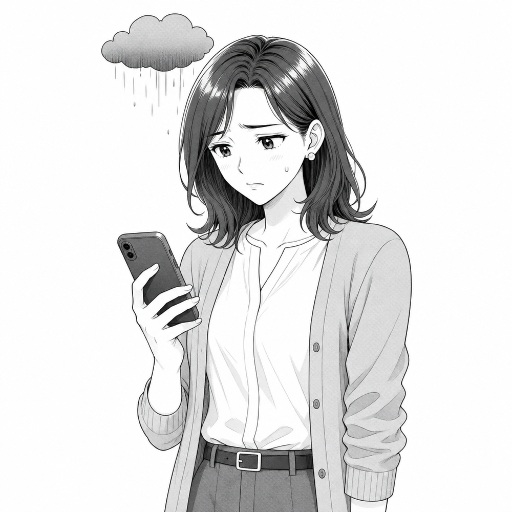 配信しても反応がなく落ち込む経営者